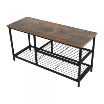 Loft Schuhbank, Schuhregal, Sitzbank - 81x30x41 cm - SRL 1 Domax Home - 1