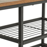 Loft Schuhbank, Schuhregal, Sitzbank - 81x30x41 cm - SRL 1 Domax Home - 6