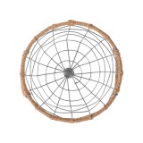 Drahtkorb Aufbewahrungskorb Gitterkorb mit Griffe - Metall, 20x20x13 - KDF 3 Domax Home - 2