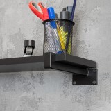 Regalhalter Regalträger Stegkonsole Loft - Stahl, Schwarz - WFU Domax Home - 4