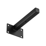 Regalhalter Regalträger Stegkonsole Loft - Stahl, Schwarz - WFI Domax Home - 1