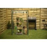 Tomaten Foliengewächshaus Treibhaus Pflanzenhaus - 50x100x150 - Transparent Grindi - 2