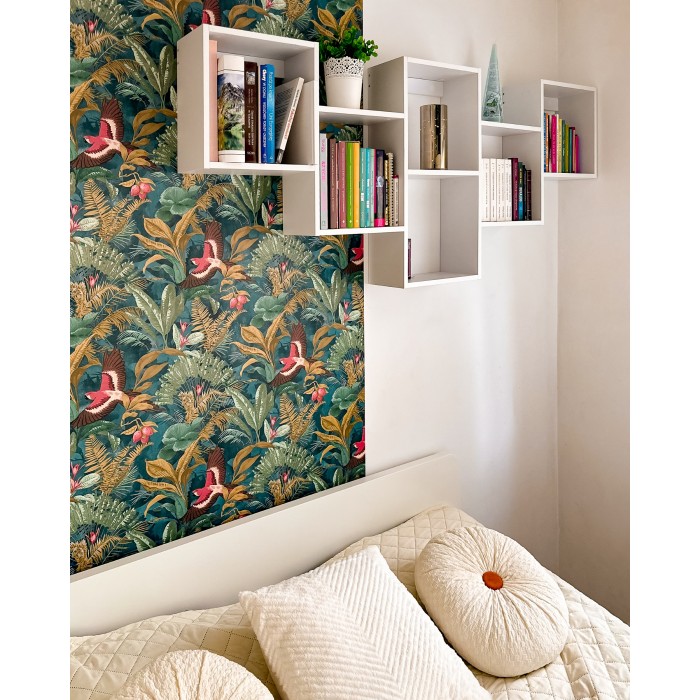 Wandregal Schweberegal Bücherregal - FTS 2, 159x66x18 cm