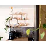 Loft Wandregal, Holzregal, Hängeregal - Paulownia Holz - FCL 1 Domax Home - 4