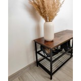 Loft Schuhbank, Schuhregal, Sitzbank - 81x30x41 cm - SRL 1 Domax Home - 4