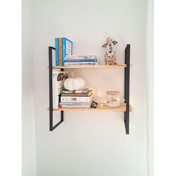 Loft Wandregal, Hängeregal - Holzwerkstoff, 60x60x20 - SFL 1 Domax Home - 4