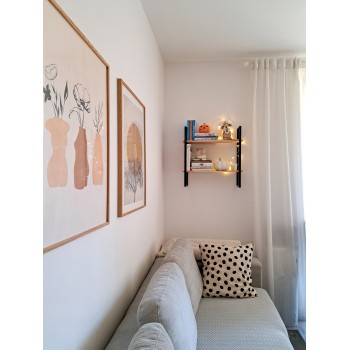 Loft Wandregal, Hängeregal - Holzwerkstoff, 60x60x20 - SFL 1 Domax Home - 6