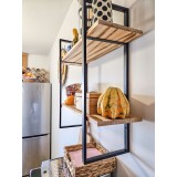 Loft Wandregal, Hängeregal - Holzwerkstoff, 60x60x20 - SFL 1 Domax Home - 7