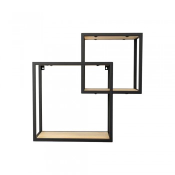 copy of Loft Wandregal, Holzregal, Hängeregal - Paulownia-Holz, 50x22, 2 Stück - SFL 6 Domax Home - 3