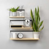 copy of Loft Wandregal, Holzregal, Hängeregal - Paulownia-Holz, 50x22, 2 Stück - SFL 6 Domax Home - 3