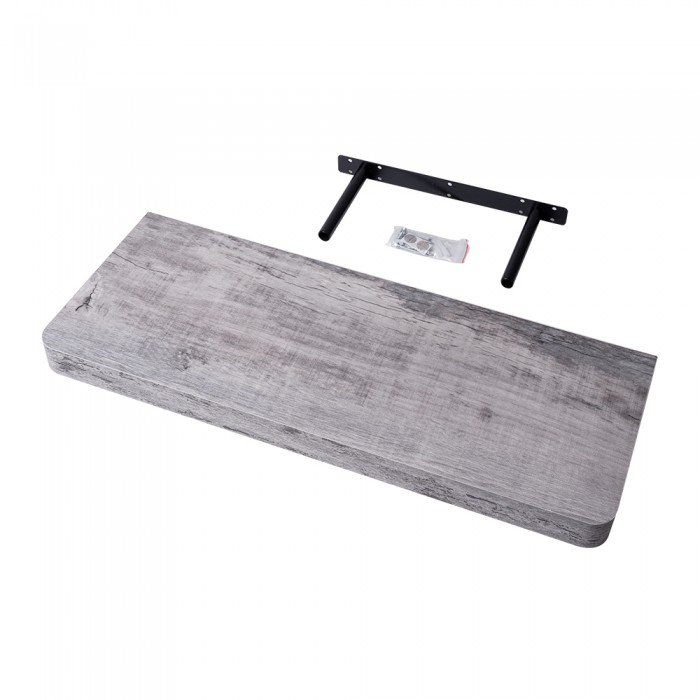 Wandregal Schweberegal Hängeregal mit runden Ecken - 1 Stück, 60x24 cm - Taso