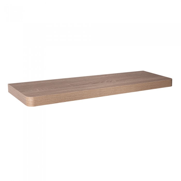 Wandregal Schweberegal Hängeregal mit runden Ecken - 1 Stück, 80x24 cm - Taso