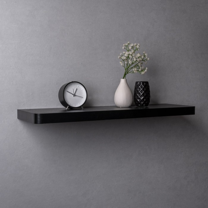 Wandregal Schweberegal Hängeregal mit runden Ecken - 1 Stück, 80x24 cm - Taso Velano - 6