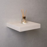 Holzwandregal Schweberegal Hängeregal aus Paulownia-Holz - 1 Stück, 24x24 cm - Luonto Velano - 2