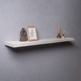 Holzwandregal Schweberegal Hängeregal aus Paulownia-Holz - 1 Stück, 118x24 cm - Luonto Velano - 2