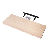 Wandregal Schweberegal Hängeregal mit natürliches Furnier  - 1 Stück, 60x24 cm - Viilu Velano - 4