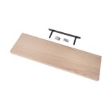 Wandregal Schweberegal Hängeregal mit natürliches Furnier  - 1 Stück, 80x24 cm - Viilu Velano - 4