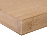 Holzwandregal Schweberegal Hängeregal aus natur Bambus - 1 Stück, 60x24 cm - Luonto Velano - 3
