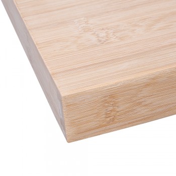 Holzwandregal Schweberegal Hängeregal aus natur Bambus - 1 Stück, 118x24 cm - Luonto Velano - 3