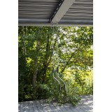 Garten Pergola Pavillon Terrassendach mit aufklappbarem Dach grau - Kea II 3x4m GRINDI IN THE GARDEN - 5