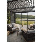 Schiebewandlamellen Lamellenwand für Kea-Pergola - grau GRINDI - 8