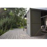 Lamellenwandpaneel für Pergola Kea - Grau GRINDI IN THE GARDEN - 5