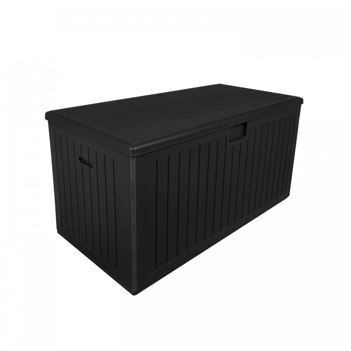 Gartenbox Kissenbox Auflagenbox - Treeline 870 liter, schwarz GRINDI IN THE GARDEN - 1