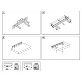Holzwandregal Schweberegal Hängeregal aus natur Bambus - 1 Stück, 80x24 cm - Luonto Velano - 5