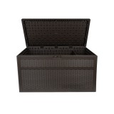 Gartenbox Kissenbox Auflagenbox - Rissa 870 liter, braun Grindi - 5