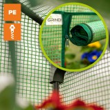 Foliengewächshaus Treibhaus Pflanzenhaus mit 5 Gitterböden - KALMIA II, 70x50x190 - 960152 GRINDI IN THE GARDEN - 9