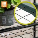 Foliengewächshaus Treibhaus Pflanzenhaus - mit 3 Gitterböden 70x50x125 GRINDI IN THE GARDEN - 5