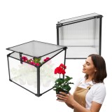 Frühbeet Treibhaus Mini Gewächshaus aus Polycarbonat - 60x51x51 - Magnolia I, schwarz GRINDI - 1 Frühbeet Treibhaus Mini Gewächshaus aus Polycarbonat - 60x51x51 - Magnolia I, schwarz GRINDI - 1