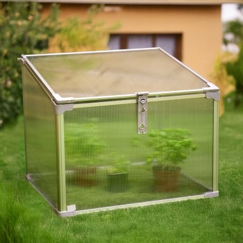 Gewächshaus aus Polycarbonat - 60x51x51 - Einzel GRINDI IN THE GARDEN - 4