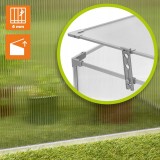Gewächshaus aus Polycarbonat - 60x51x51 - Einzel GRINDI IN THE GARDEN - 6