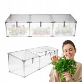 Gewächshaus aus Polycarbonat - 120x51x51 - dreifach GRINDI IN THE GARDEN - 1