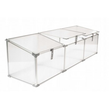 Gewächshaus aus Polycarbonat - 120x51x51 - dreifach GRINDI IN THE GARDEN - 3