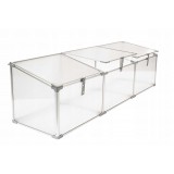 Gewächshaus aus Polycarbonat - 120x51x51 - dreifach GRINDI IN THE GARDEN - 3