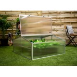 Gewächshaus aus Polycarbonat - 100x100x48 - beidseitig GRINDI - 8