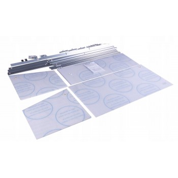 Gewächshaus aus Polycarbonat - 100x100x48 - beidseitig GRINDI - 10