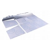 Gewächshaus aus Polycarbonat - 100x100x48 - beidseitig GRINDI - 10