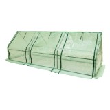 Mini Gewächshaus Folientunnel Treibhaus Gartentunnel - Clivia I - 270x90 GRINDI IN THE GARDEN - 3