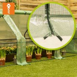 Mini Gewächshaus Folientunnel Treibhaus Gartentunnel - Clivia I - 270x90 GRINDI IN THE GARDEN - 8