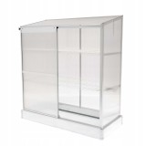 Polycarbonat-Gartengewächshaus - 130x58x140 - Wandmontage GRINDI IN THE GARDEN - 3