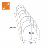 Mini Foliengewächshaus Treibhaus Pflanzenhaus Gartentunnel - ADIAGO - 60x40 GRINDI IN THE GARDEN - 4 Mini Foliengewächshaus Treibhaus Pflanzenhaus Gartentunnel - ADIAGO - 60x40 GRINDI IN THE GARDEN - 4