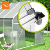 Gewächshaus Gartenhaus Treibhaus Alu - Viola I - 190x190x195 GRINDI IN THE GARDEN - 8