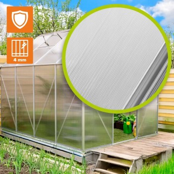 Gewächshaus Gartenhaus Treibhaus Alu - Viola II - 250x190x195 GRINDI IN THE GARDEN - 9