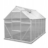 Gewächshaus Gartenhaus Treibhaus Alu - Viola III - 310x190x195 GRINDI IN THE GARDEN - 1