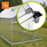 Gewächshaus Gartenhaus Treibhaus Alu - Viola III - 310x190x195 GRINDI IN THE GARDEN - 9