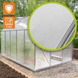 Gewächshaus Gartenhaus Treibhaus Alu - Viola III - 310x190x195 GRINDI IN THE GARDEN - 10