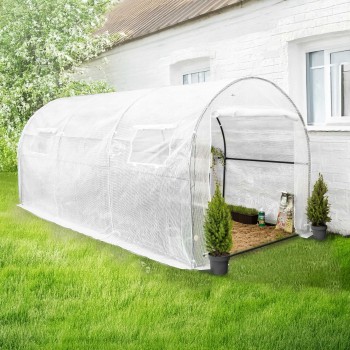 Folientunnel, Gartengewächshaus - IRIS II - 2x4,5M GRINDI IN THE GARDEN - 3